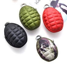 Load image into Gallery viewer, DoreenBeads Stainless Steel Round Keychain Colorful Mini Cute Creative Wallet Grenade Multi-function Key Bag Male,1Piece 2018
