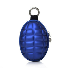 Load image into Gallery viewer, DoreenBeads Stainless Steel Round Keychain Colorful Mini Cute Creative Wallet Grenade Multi-function Key Bag Male,1Piece 2018