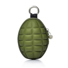 Load image into Gallery viewer, DoreenBeads Stainless Steel Round Keychain Colorful Mini Cute Creative Wallet Grenade Multi-function Key Bag Male,1Piece 2018